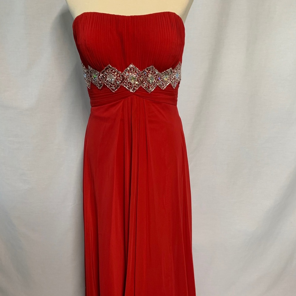 {Tony Bowls} Red prom dress